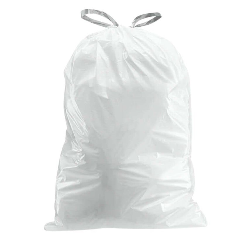 Plasticplace Custom Fit Trash Bags Compatible w Simplehuman Code H Drawstring Bags 8-9 Gallon Tear-Resistant Liner 200 Count Heavy-Duty Waste Disposal - Image 3